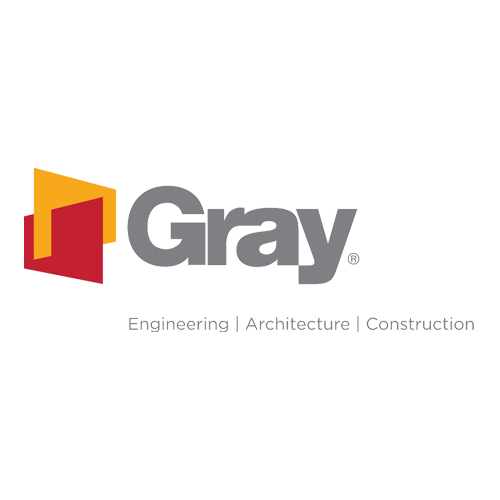 Gray - Engineering, architecture, construction logo